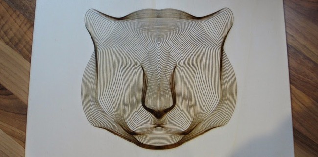 arta gravata in laser