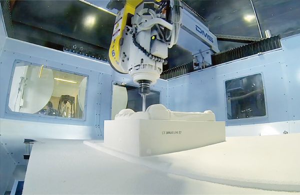 Freză CNC în 3 axe